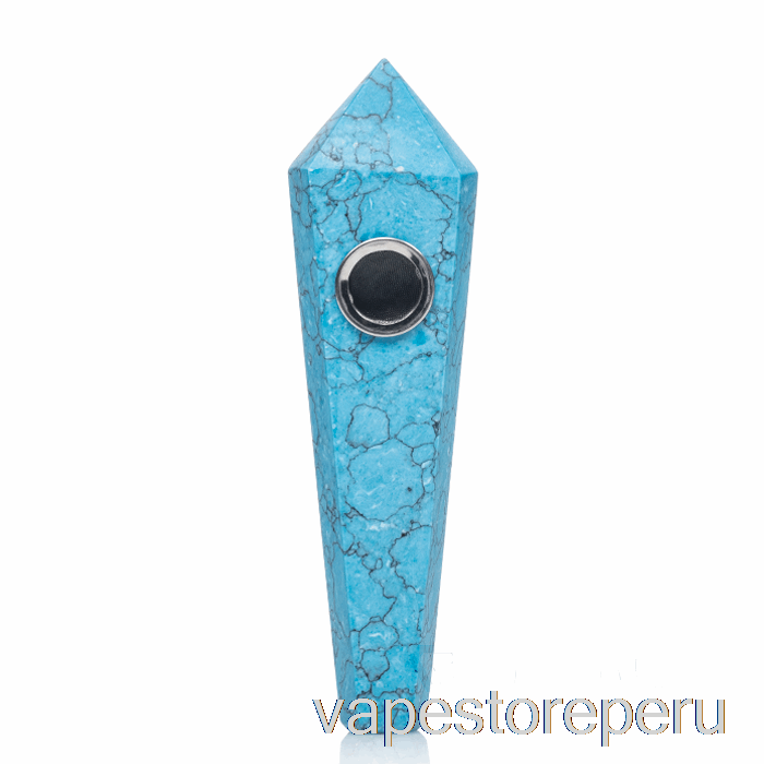 Vape Sin Nicotina Peru Proyecto Astral Pipas De Piedras Preciosas Azul Turquesa